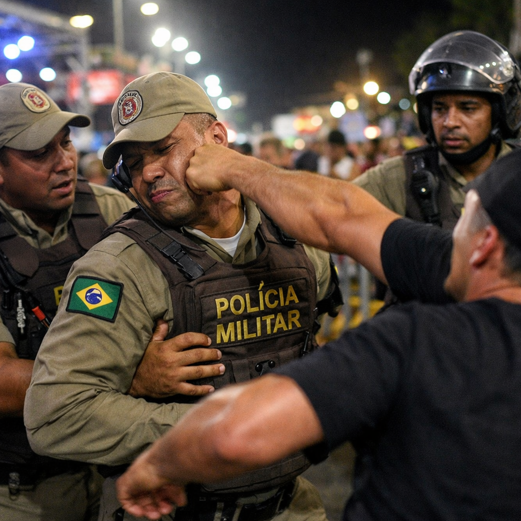 Confusão no Carnaval termina com policial agredido e suspeito preso em Salvador