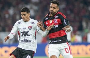 Vitória joga bem no início, mas perde para o Flamengo por 2 a 1 na Copa do Brasil