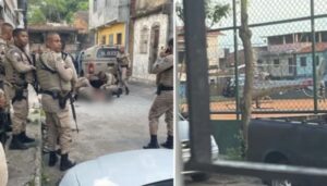 Vídeo: Dois policiais são baleados durante operação em Lauro de Freitas; família é feita refém