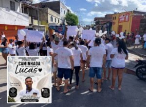 Familiares e moradores fazem protesto por jovem morto durante ação em Valéria