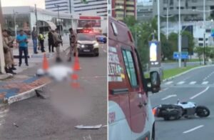 Mulher morre após perder controle da moto durante fuga de assalto na Pituba, em Salvador