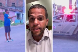 Vídeo: Ex-prefeito de Castro Alves discute com policiais durante abordagem em Terra Nova