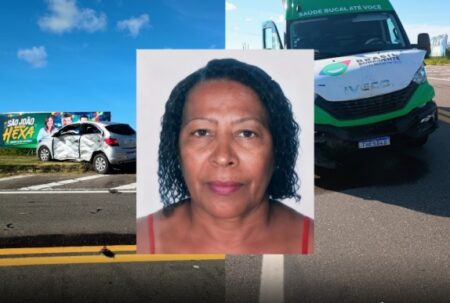 Mulher morre após colisão entre carro e veículo oficial em Caravelas